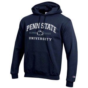 navy hooded sweatshirt Penn State University Alumni 2025